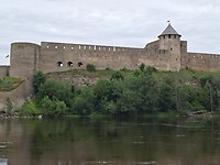 De Russische burcht Ivangorod