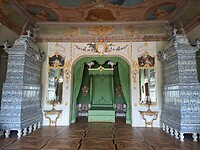 De slaapkamer van de hertog in het Paleis