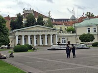 Achterzijde presidentieel paleis