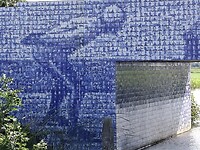 Het " tegeltjes bruggetje " bij Gytsjerk