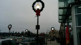 Kerstversiering in de straten