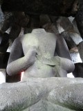 Onthoofd Boeddhabeeld van de Borobudur