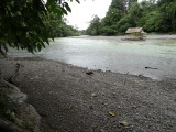 Zoals de rivier er normaal uitziet.