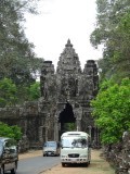één van de poorten van Angkor Wat