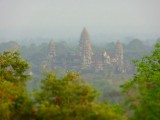 Angkor wat vanaf de verte