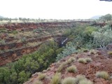 Uitzicht Karijini national park.