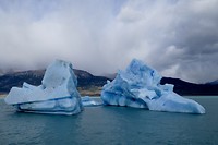 Ijsschots in Lago Argentino