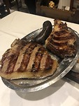 Ons laatste diner: T-bone steak, Entrecote en een bloedworst