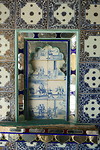 Delfts Blauw als een van de rijkdommen in City Palace Udaipur