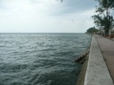 Ruwe (?) zee bij Dumaguete