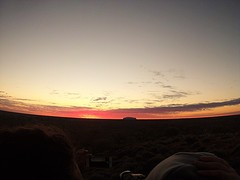 sunset uluru