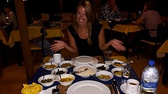 trots op het eten na kookcursus