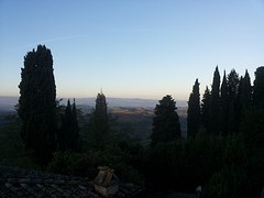 mijn uitzicht in toscane