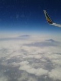 Kilimanjaro van bovenaf bekeken