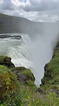 Gullfoss stort de kloof in