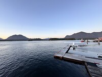 Breedbeeld met diverse eilandjes voor Tofino
