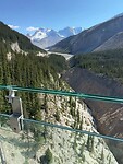 Columbia Icefields Skywalk - uitzicht op de gletsjers