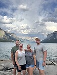 Familiekiek @LakeMinnewanka