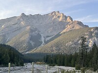 Onderweg, van Moraine Lake naar Banff