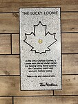 Tim’s bij de gate heeft een ‘loonie’ (naam voor een Canadese dollar)