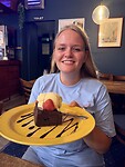 Brownie als toetje 🍫
