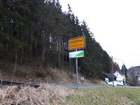20170227 In 2013 liep ik rechtsaf Hellenthal in met als doel Rome. Nu gaat het linksaf.