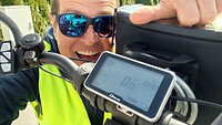 Een klein feestje, de eerste 1000 km afgelegd.