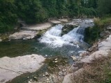 Langs rivier de Ergolz richting Liestal in Zwitserland