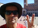 Sienna bereikt. Nog 250 km tot Rome.