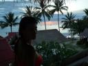 Sunset vanaf balkon...