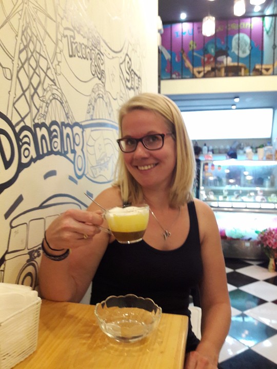 Egg coffee! Best lekker eigenlijk