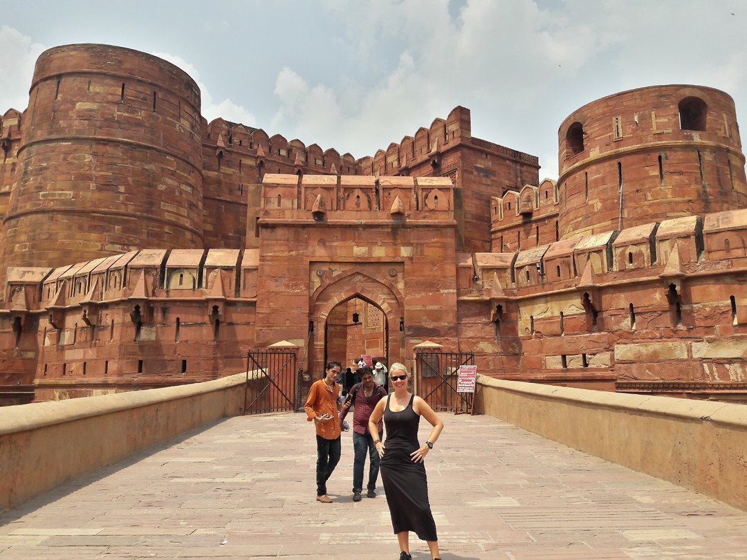 Het fort in Agra