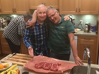 Ribeye voor 3 personen op de Weber