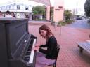 Piano spelen op straat