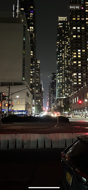 New York by night