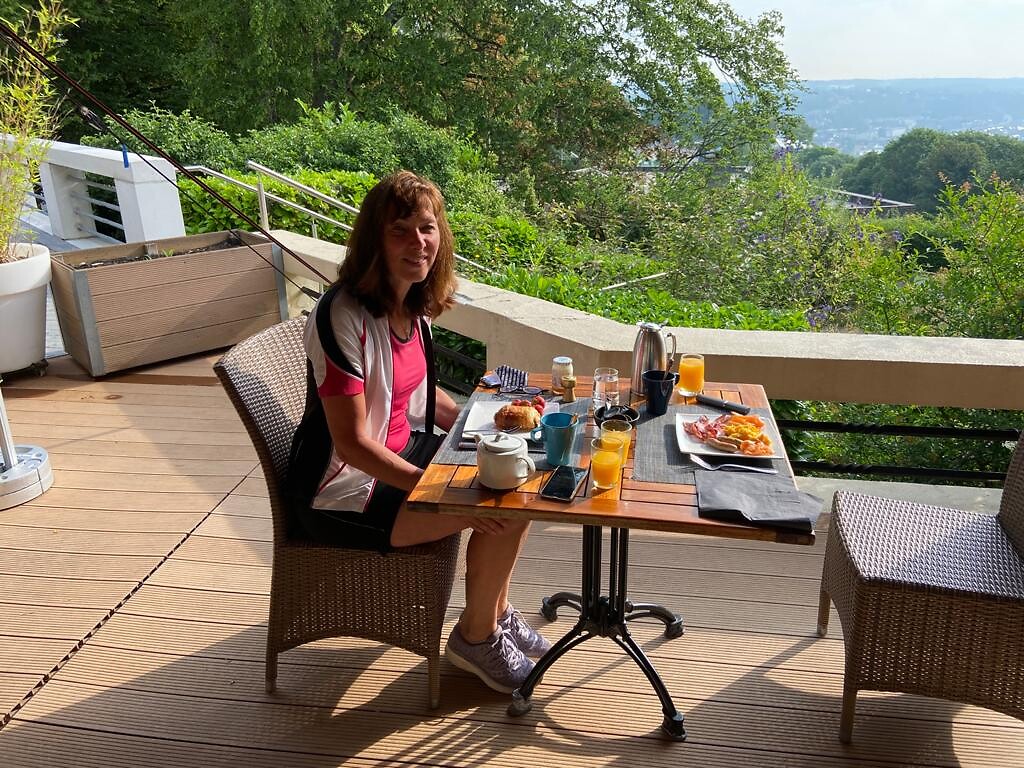 Ontbijt hotel chateau de Namur