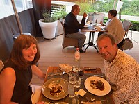 Diner hotel chateau de Namur