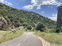 Afdaling in de kloof