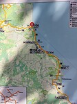 Kaartje van onze wandeling Havang- Vita Mölle