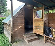 Cabin voor de eerste nacht