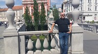 De beroemde 3 bruggen van Ljubljana