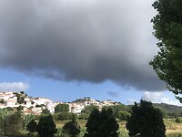 Donkere wolk boven Aljezur