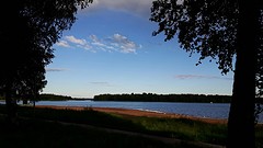 Het rode strand bij Mora