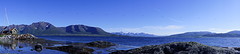 Bezigheid in de haven en panorama