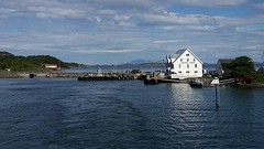 Vertek uitzicht vanaf ferry
