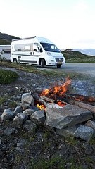 Hardangervidda overnachten in het natuurpark.