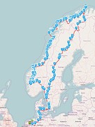 Map Noorwegen