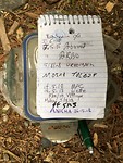 Geocaching = getekend logboek Iron Horse cache
