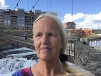 Geocachen - Anicha- bij de watervallen Spokane