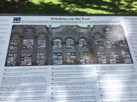 infobord bij foto'svan vroeger